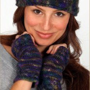 Cabled Fingerless Gloves